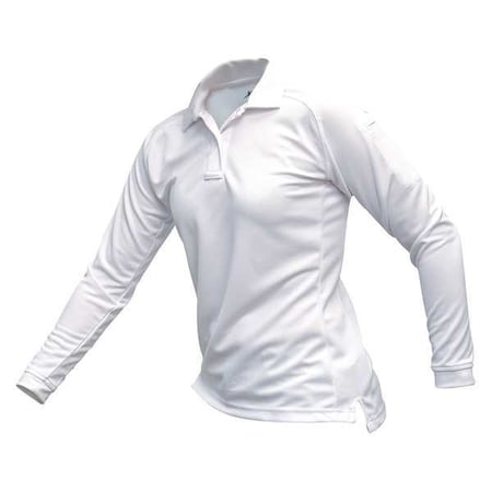 Vertx Tactical Polo Shirt, 100% Polyester, Button Front, 2 Pocket(s), White, Xl VTX4030WHP