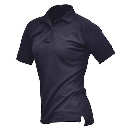 Vertx Tactical Polo Shirt, 100% Polyester, Button Front, 2 Pocket(s), Navy, Xl VTX4010NVP