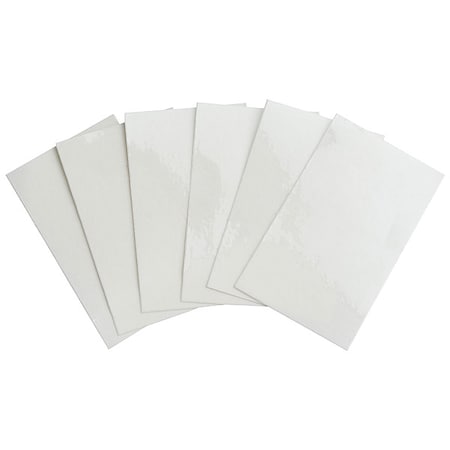 Brady Right-to-Know Label Overlaminate, Brady B-674 Polyester, 1 1/2 in W, 2 1/2 in H 64984