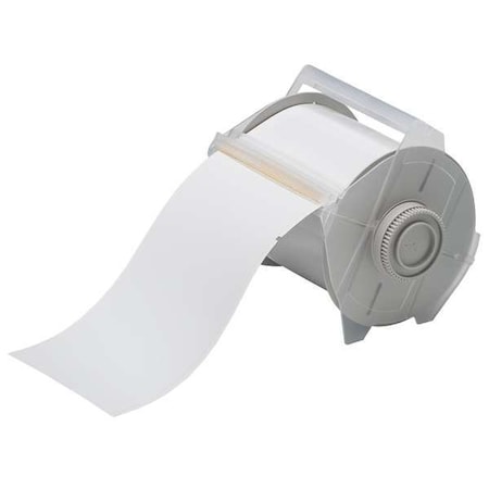 Brady Thermal Transfer Label, White, Labels/Roll: 165 121555