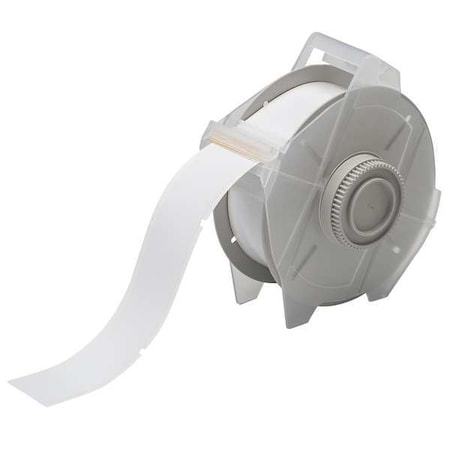 Brady Thermal Transfer Label, White, Labels/Roll: 300 121563