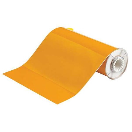 Brady Thermal Transfer Label, Yellow Reflective, Labels/Roll: Continuous 51586