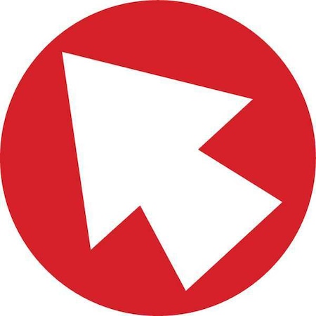 Brady Fire Exit Sign, Polyester, 4" W, 4" H, No legend, Red 38082