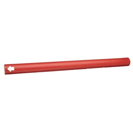 Brady Pipe Marker, (Blank), Red, 42306 42306