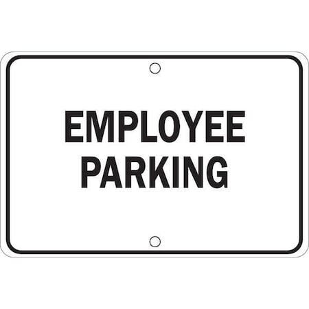 Brady Parking Sign, 12"H, 18"W, Fiberglass, 75101 75101