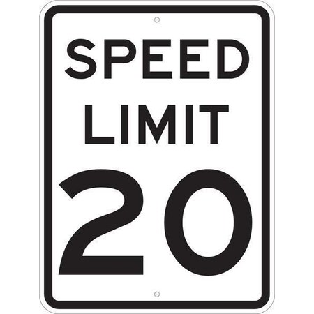 Brady Traffic Sign, 24 in H, 18 in W, Fiberglass, Rectangle, English, 76088 76088