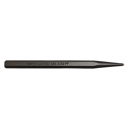 Mayhew Pro Center Punch, 4 in. L, Steel, Black Oxide 24000