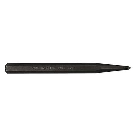 Mayhew Pro Center Punch, 5 in. L, Steel, Black Oxide 24002