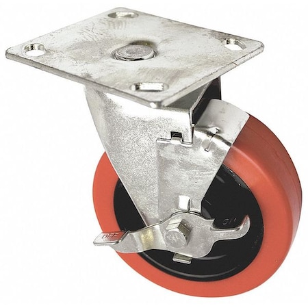 Genie Swivel Caster, PL/SB, 5 in. x 1-1/2 in. 57735GT