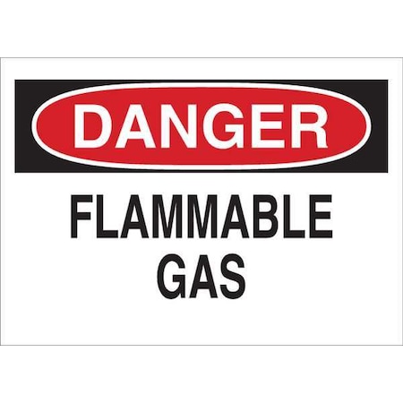 Brady Chemical Sign, 7 in H, 10 in W, Fiberglass, Rectangle, English, 122815 122815