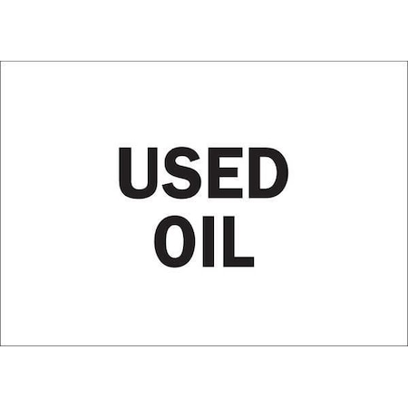 Brady Chemical Sign, 10 in H, 14 in W, Fiberglass, Rectangle, English, 122750 122750