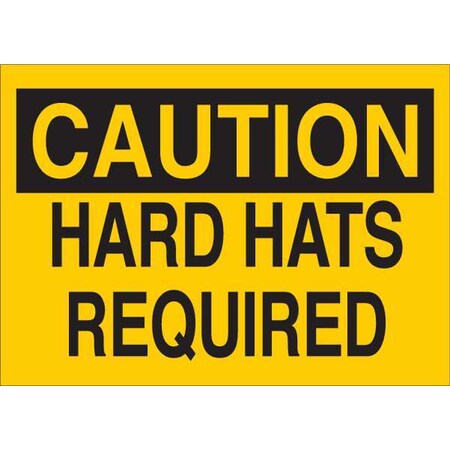 Brady Safety Sign, 7 in Height, 10 in Width, Fiberglass, Rectangle, English 122833
