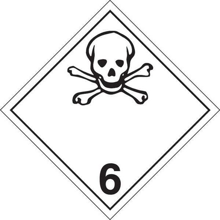 Ghs Safety Label, White/Black, Vinyl, PK100 GHS1293VY