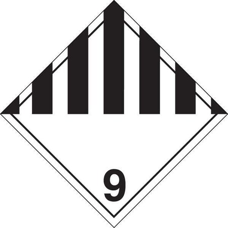 Ghs Safety Label, White/Black, Vinyl, PK100 GHS1295VY