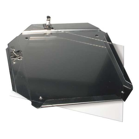 Ghs Safety Vehicle Placard Holder, Aluminum, 10 3/4 in W x 10 3/4 in H PH227