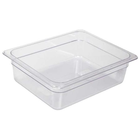 Crestware Food Pan, Polycarbonate, Half, 12-3/4 In FP24