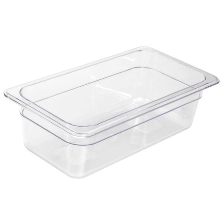Crestware Food Pan, Polycarbonate, Third, 12-3/4 In FP34