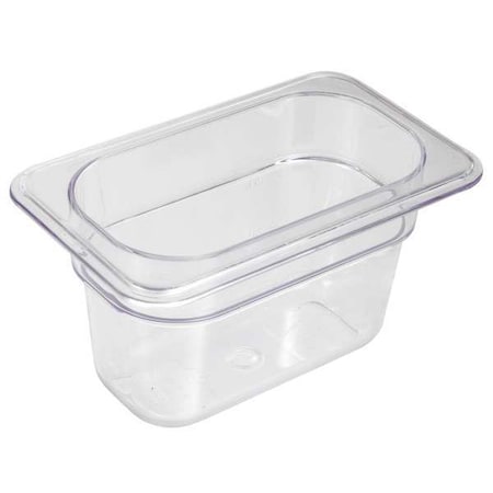 Crestware Food Pan, Polycarbonate, Ninth, 7 In FP92