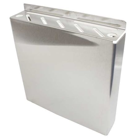 Crestware Knife Rack, 12 In, Stainless Steel KRS12