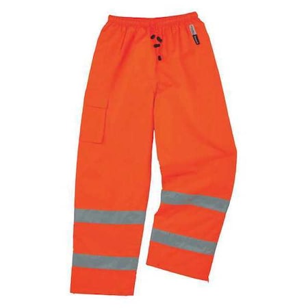 Ergodyne Small Class E Thermal Pants, Orange 8925