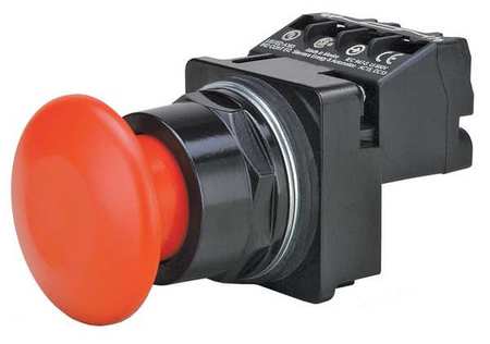 SIEMENS Push Button operator, 30 mm, Red US2:52BP2W2