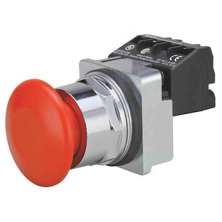 Siemens Push Button Operator, 30 mm, 1NO/1NC, Red US2:52PP2W2A
