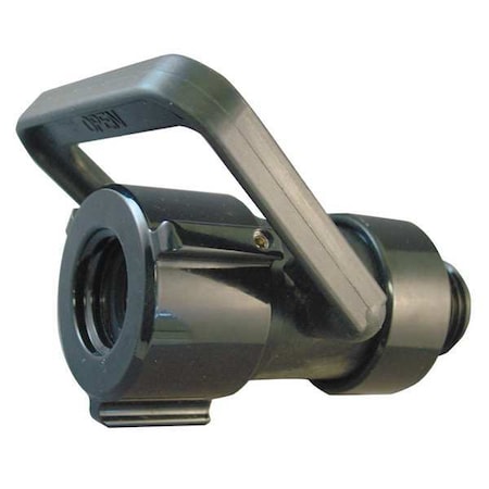 Moon American Swivel Shut Off, 1 In, Rigid, Twist 542-1024