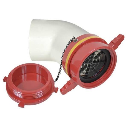 Moon American Dry Hydrant 45 Adapter, 4-1/2 In Female 298-604525