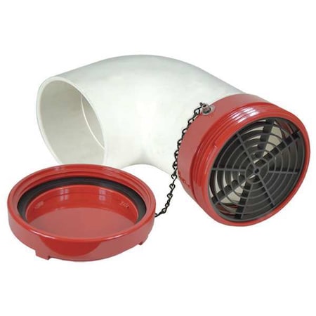 Moon American Dry Hydrant 90 Adapter, 6 In Male 299-606025