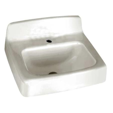 American Standard Bathroom Sink, Enameld Cast Iron, 18 In. L 4869001.020