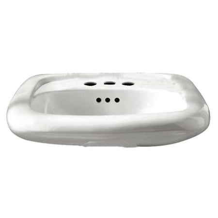 American Standard Bathroom Sink, 21-1/4 In. W, 6-1/2 In. H 0954004EC.020
