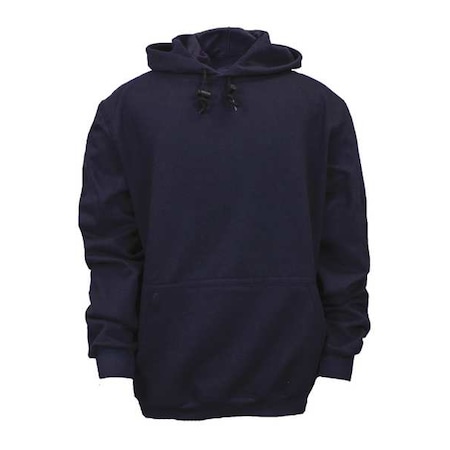 National Safety Apparel Men's Flame-Resistant Hooded Sweatshirt, 22 cal/sq cm, 2XL, UltraSoft(R) C21WT032X-NR