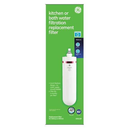 Ge Kitchen or Bath Replacement Water Filter GXULQR