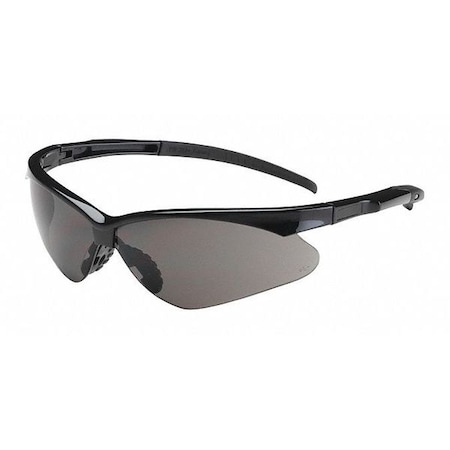Bouton Optical ADVERSARY, Safety Glasses, Anti-Scratch, Gray Lens, Black Frame 250-28-0001