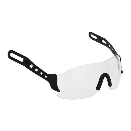 Bouton Optical 250-EVS, Safety Glasses, Anti-Fog & Anti-Scratch, Clear Lens, Black Frame, Frameless 250-EVS-0000