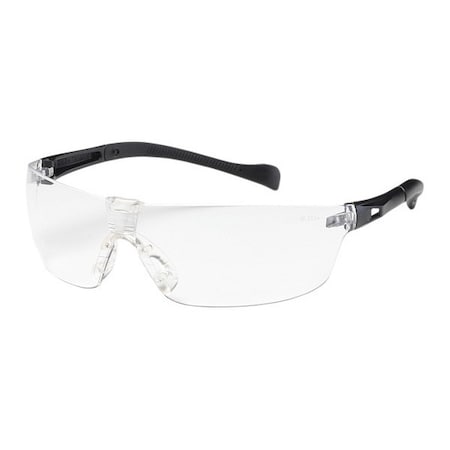 Bouton Optical Monteray II, Safety Glasses, Anti-Fog & Anti-Scratch, Clear Lens, Black Frame, Frameless 250-MT-10071