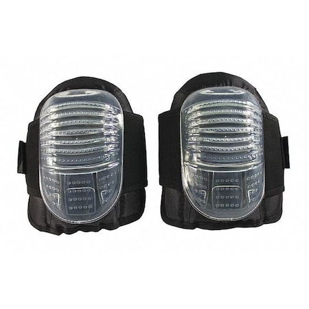 Pip Clear Flat Cap Gel Knee Pads, PR 291-130