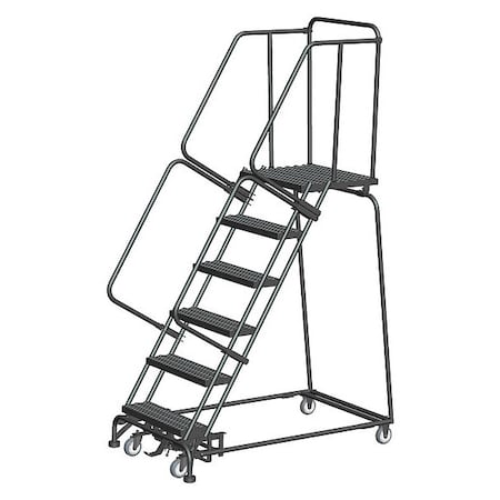 Ballymore 93 in H Steel Rolling Ladder, 6 Steps, 450 lb Load Capacity WA063214GSU