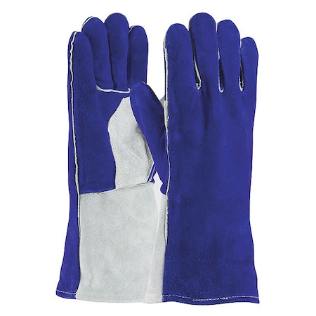 Pip Welding Gloves, Gauntlet Cuff, Wing Thumb, Cowhide, 9, 12 PK 73-7250