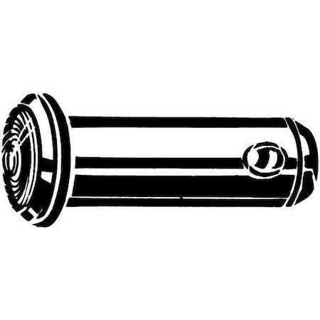 Zoro Select Standard Clevis Pin, 5/16 in Dia, Steel, 25 PK U39797.031.0275