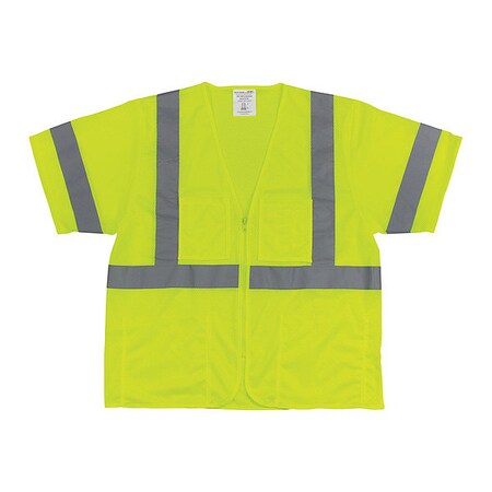 Pip Class 3, Economy Mesh Vest, Yellow 303-MVGZ4P-LY/XL