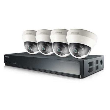Samsung CCTV Kit, 1920 x 1080, 4 Chan., 1 TB, Fixed SRK-3040S