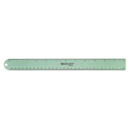 Westcott Ruler, Aluminum, 12 In 14174