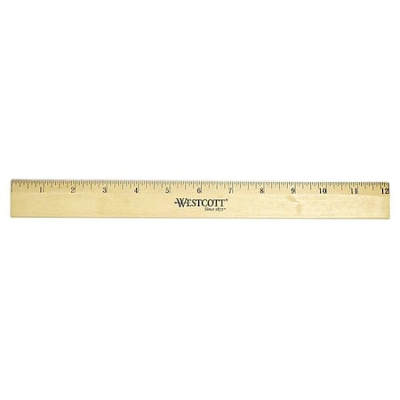 Westcott Ruler, Wood, 12 In 05011