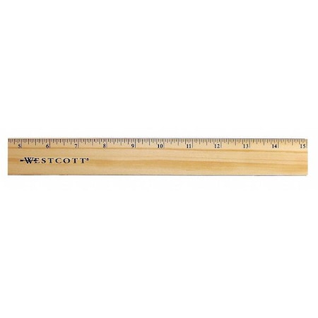 Westcott Ruler, Wood, 15 In 05225