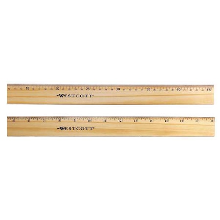 Westcott Ruler, Wood, 18 In 05228
