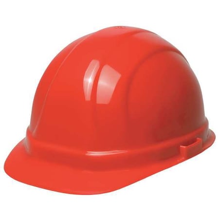 Deltaplus Hard Hat, Omega II, Polyethylene, 6 Point Ratchet, Type 1, Class E, Red WEL19954RE