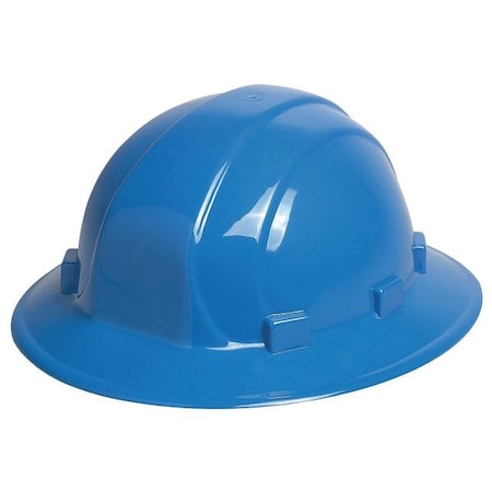 Deltaplus Hard Hat, Omega II, Polyethylene, 6 Point Ratchet, Type 1, Class E, Blue WEL19916Bl