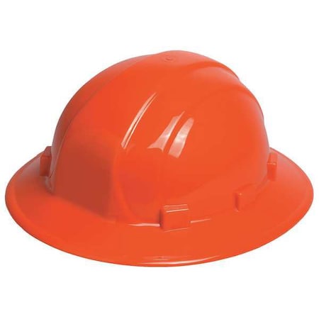 Deltaplus Hard Hat, Omega II, Polyethylene, 6 Point Pinlock, Type 1, Class E, Orange WEL19503OR