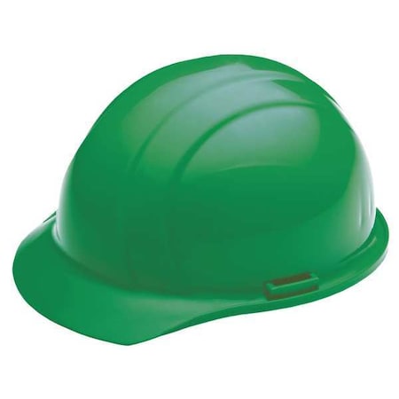 Deltaplus Hard Hat, Americana, Polyethylene, 4 Point Pinlock, Type 1, Class E, Green WEL19768GR